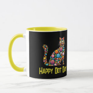 Taza Dot Day polka dot cat