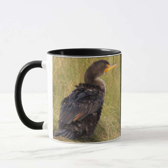 Taza Double-crested Cormorant Bird Mug (Izquierda)