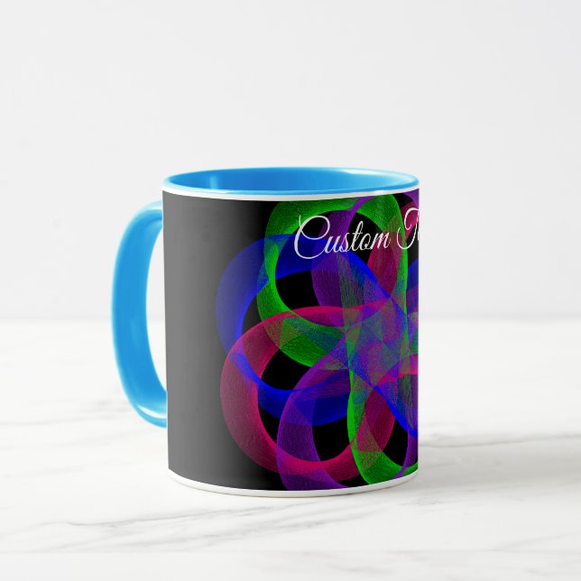 Taza Double Loop Mesh Geometric Coffee Mug (Anverso izquierdo)