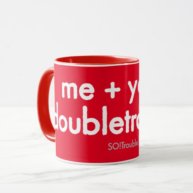 Taza doubletroupe! mug (Anverso izquierdo)