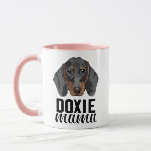 Taza Doxie Mamá perro con foto personalizada