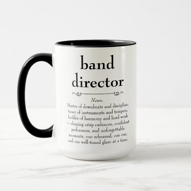 Taza Doy las gracias por la definición del director de  (Izquierda)