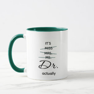 Taza Dr. Dark Green