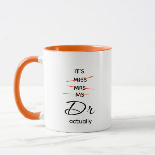 Taza Dr. en realidad Naranja