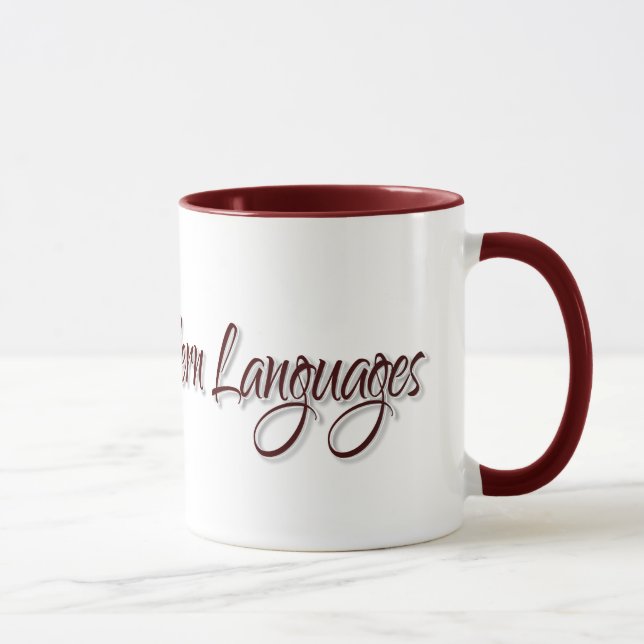 Taza DR of Modern Languages (Derecha)