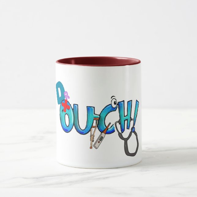 Taza dr ouch médico nuevo licenciado en medicina pun di (Centro)
