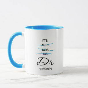 Taza Dr. Realmente Azul