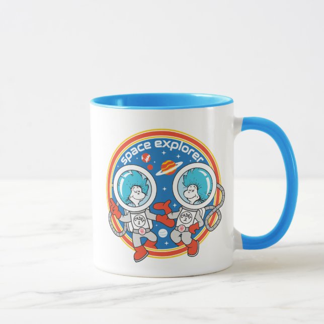 Taza Dr. Seuss | Cadet One Cadet Two Space Explorer (Derecha)