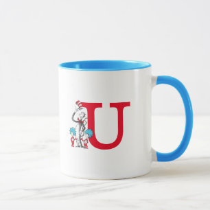Taza Dr. Seuss Cat in the Hat, Monograma de Thing One U