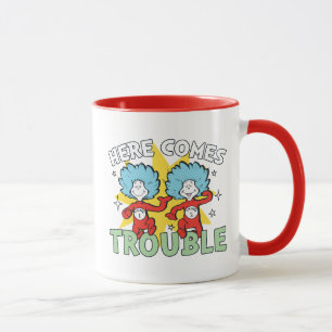 Taza Dr. Seuss Cosa Uno Cosa Dos Aquí Viene el Proble