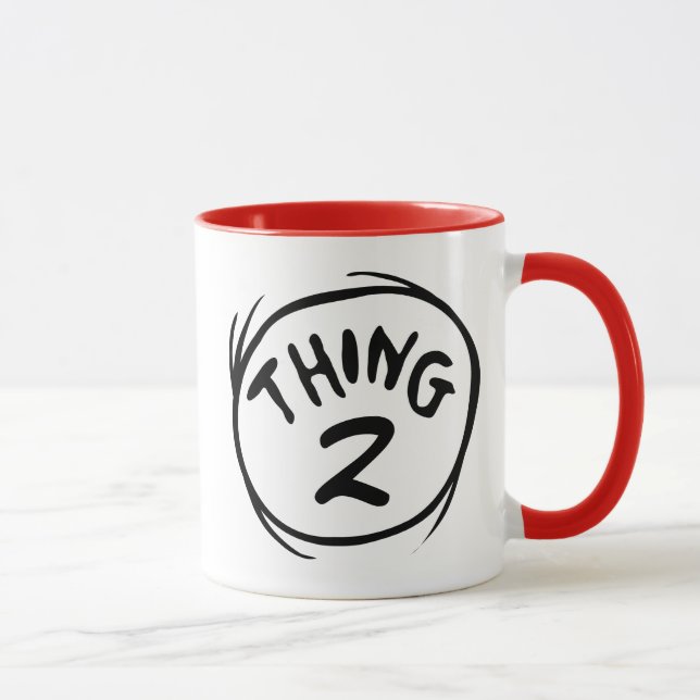 Taza Dr. Seuss | Cosa Uno personalizada Cosa Dos (Derecha)