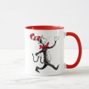 Taza Dr. Seuss   El gato con sombrero Paseo del gato