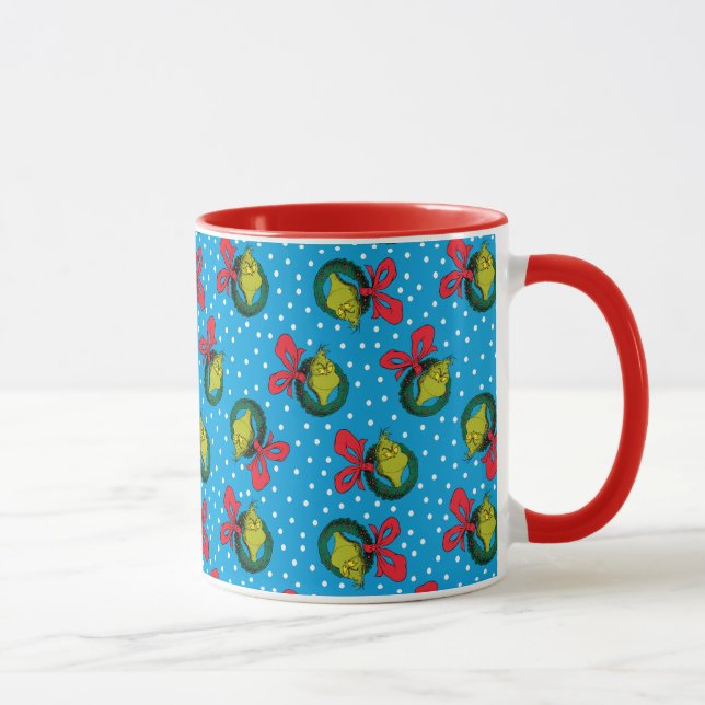 Taza Dr. Seuss | El Grinch | Modelo de corona de Navida (Derecha)
