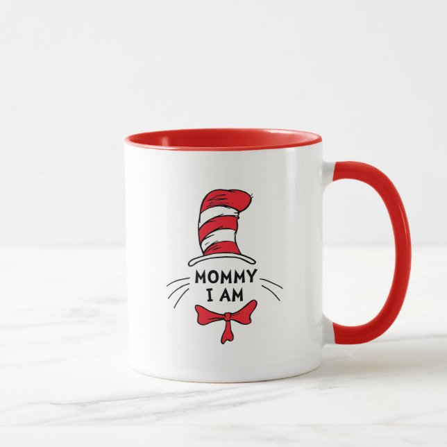 Taza Dr. Seuss | Gato en el Gorra - Mami, soy (Derecha)