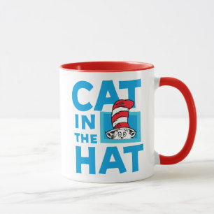 Taza Dr. Seuss   Gato en el logotipo del Gorra