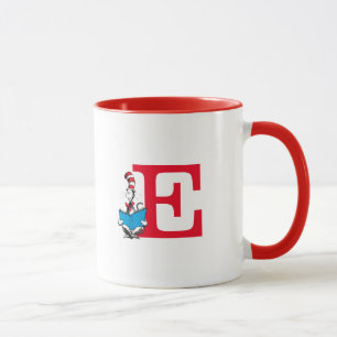 Taza Dr. Seuss Gato en el Sombrero - Monograma de lectu