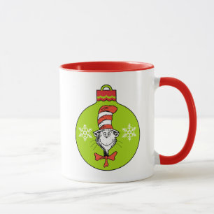 Taza Dr. Seuss Grinch Adorno del Gato en el Sombrer