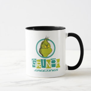 Taza Dr. Seuss   Grinch Greetings