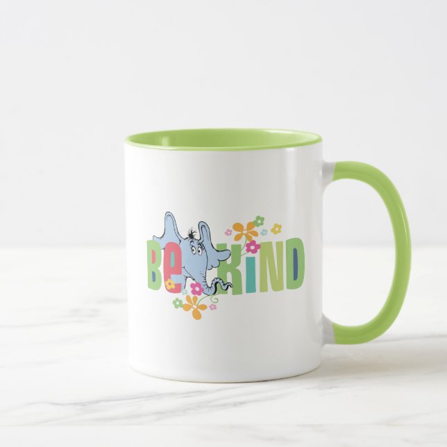 Taza Dr. Seuss Horton Hears A Who | Sé amable (Derecha)