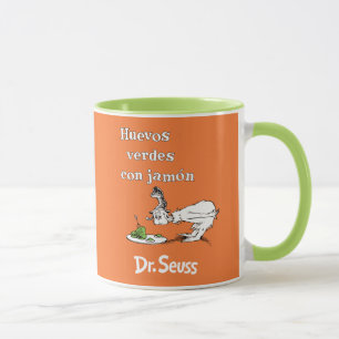 Taza Dr. Seuss Huevos Verdes con Jamón en Español