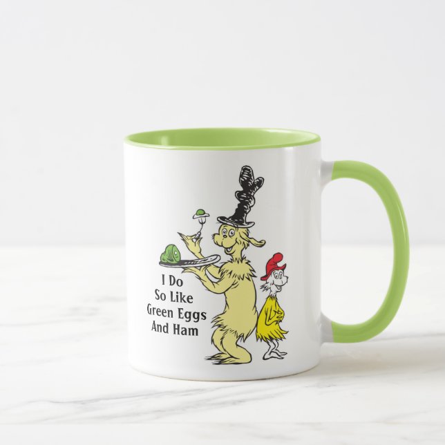 Taza Dr. Seuss | Huevos verdes y jamón | Amigo y Sam-I- (Derecha)