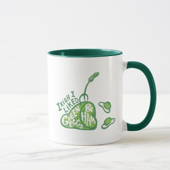 Taza Dr. Seuss | Irlandés me gustaron los huevos verdes (Derecha)