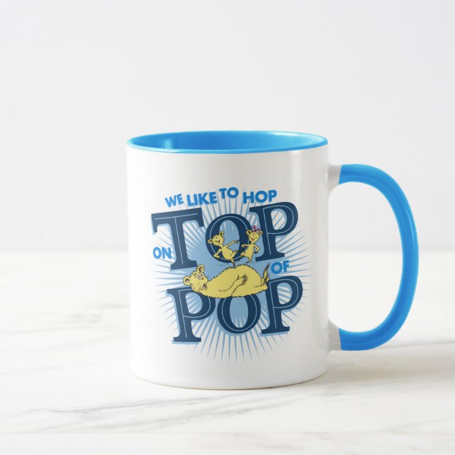 Taza Dr. Seuss | Nos gusta saltar encima de Pop (Derecha)
