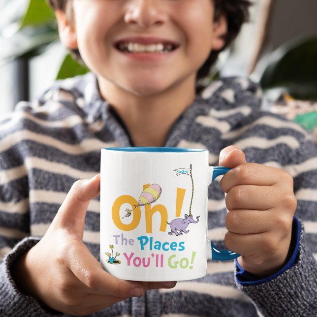 Taza Dr. Seuss | ¡Oh, los lugares a los que irás! (Subido por el creador)