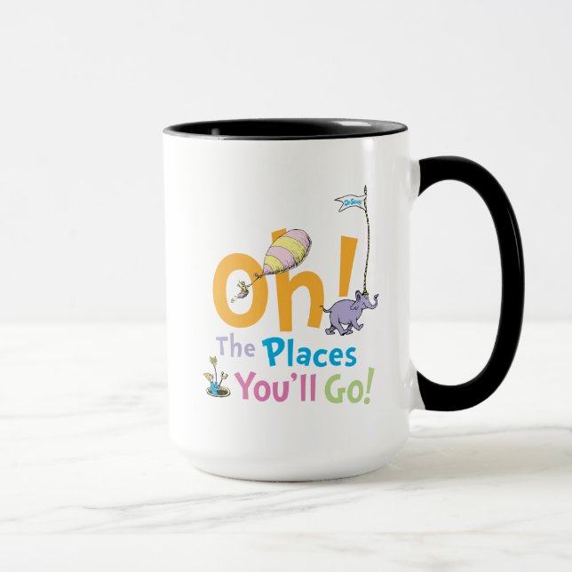 Taza Dr. Seuss | ¡Oh, los lugares a los que irás! (Derecha)