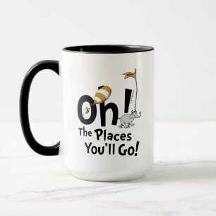 Taza Dr. Seuss ¡Oh, los lugares que irás! Retro
