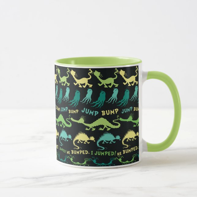 Taza Dr. Seuss | Patrón de Halloween "Bump Jump" (Derecha)
