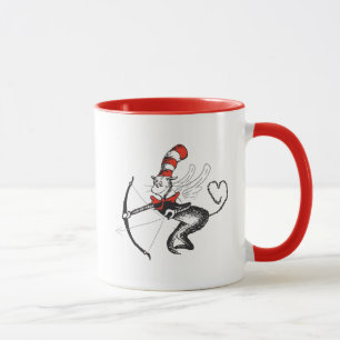 Taza Dr. Seuss San Valentín El Gato con Sombrero Cupi