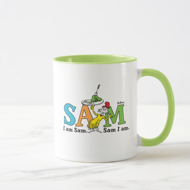 Taza Dr. Seuss | Soy Sam. Sam, Lo Soy. (Derecha)
