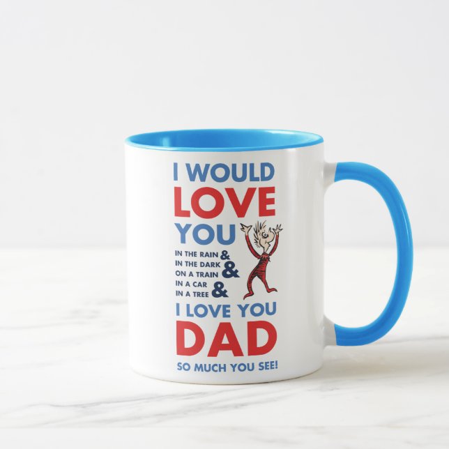 Taza Dr. Seuss | Te Amo Tanto Papá Que Ves (Derecha)