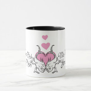 Taza Dr. Seuss Valentine   Un pez dos