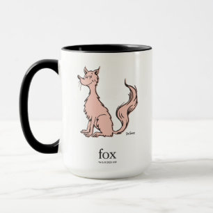 Taza Dr. Seuss Zorro Rosa