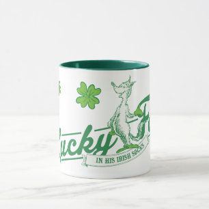 Taza Dr. Seuss   Zorro Suerte En Sus Calcetines Irlande