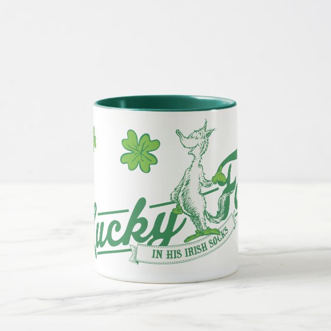 Taza Dr. Seuss | Zorro Suerte En Sus Calcetines Irlande (Centro)