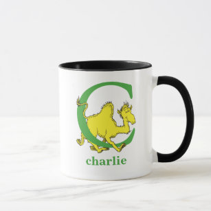 Taza Dr. Seuss's ABC: Letter C - Green   Add Your Name