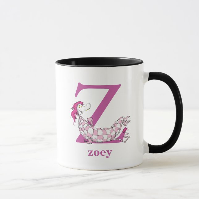 Taza Dr. Seuss's ABC: Letter Z - Purple | Add Your Name (Derecha)
