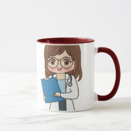 Taza Dr. (Su Nombre) Personalizado PhD 5 Graduación