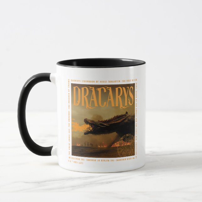 Taza "Dracarys" Drogon Breathing Fire Graphic (Izquierda)