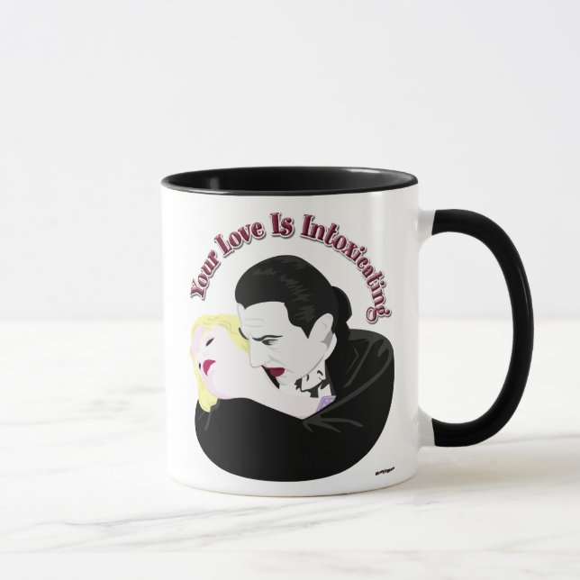 Taza Drácula, tu amor es embriagador (Derecha)