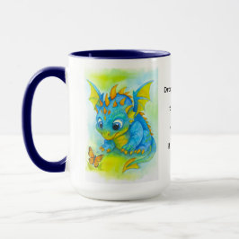 Taza Dragón Azul Bebé