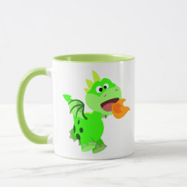 Taza Dragón bebé Personalizado que escupe incendios
