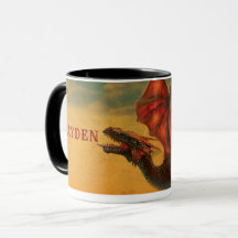 Dragon Ceramic Coffee Mug Personalizado