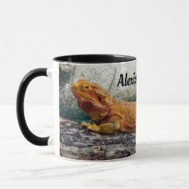 Taza Dragón con barba para adultos personalizado Lizard
