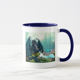 Taza Dragón con hadas