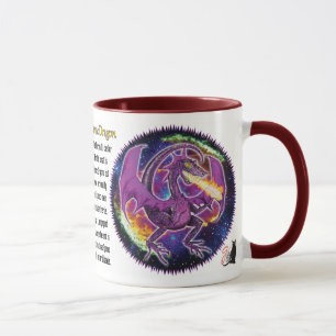 Taza Dragón cosmológico de Tourmaline