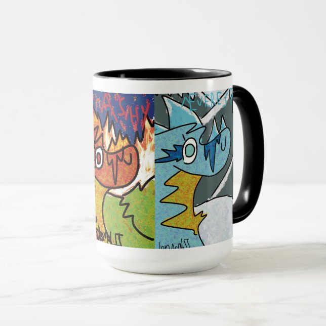 Taza Dragón de 3 cabezas (Anverso derecho)
